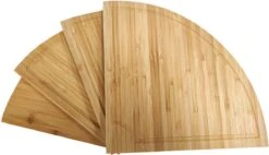 Jarif - Borrelplank - Tapasplank - Kaasplank - Serveerplank - Uitschuifbaar - Bamboe - Met Rvs Mesjes - 36 Cm -Skimask 1200x688 7