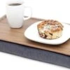 Bosign Laptray Mini (licht) Antislip, Schootkussen, Schoottafel, Laptoptafel Dienblad Met Kussen Walnoot Met Houten Bovenblad - 43 X 23 X 6,5 Cm -Skimask 1200x688 9