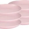 Set Van 6x Stuks Rond Kunststof Borden Oud Roze 25 Cm - Herbruikbaar - Dinerbord - Barbecuebord - Campingbord 1 Set Van 6x Stuks Rond Kunststof Borden Oud Roze 25 Cm - Herbruikbaar - Dinerbord - Barbecuebord - Campingbord -Skimask 1200x689 5