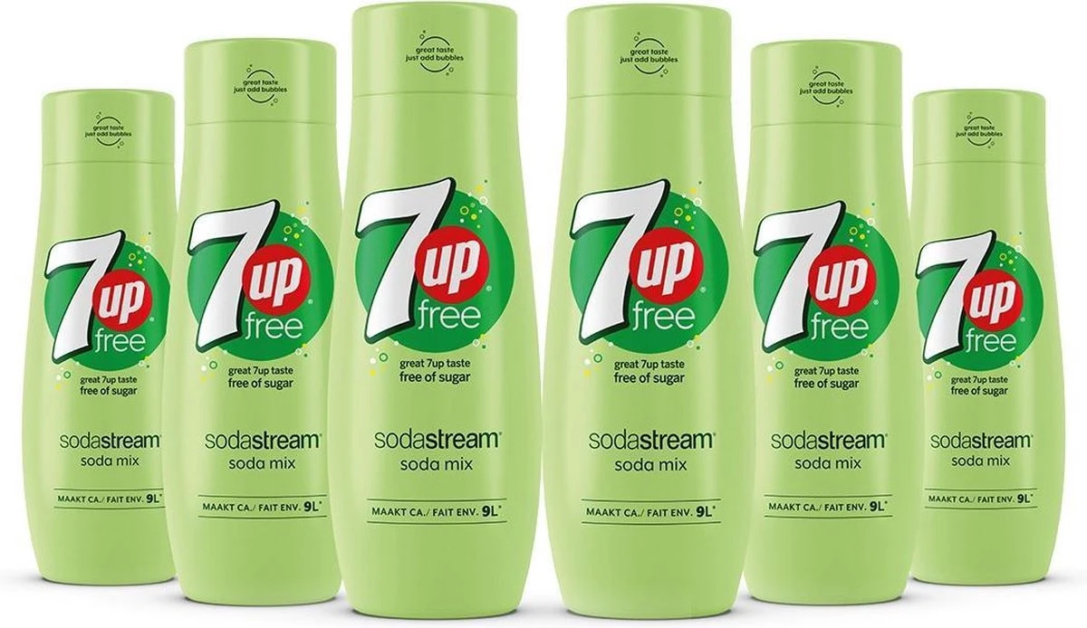 SodaStream |7UP Free Siroop |440ml | 6-pack 3 SodaStream |7UP Free Siroop |440ml | 6-pack