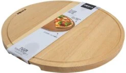 Boska Pizzaplank Amigo L Rond - Borrelplank Van Duurzaam Beukenhout - Met Opvanggeul - Ø 34 Cm -Skimask 1200x697 5