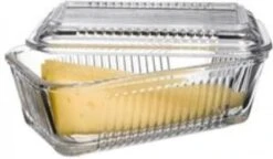 Pasabahce Glazen Botervloot Met Deksel- 1 Stuk