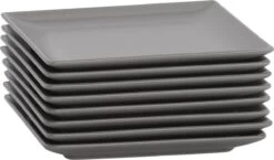 Lite-Body Hermes Gebaksbordjes - Set Van 8 Stuks - Ø16 Cm - Grijs Mat -Skimask 1200x705 1