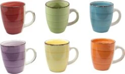 Studio Tavola Mokken Sunny Summer 350 Ml - 6 Stuks