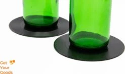 Merkloos Vinyl Platen Onderzetters Voor Glazen | LP Onderzetters (6 Stuks) | Onderzetters Met Anti-slip -Skimask 1200x712 3