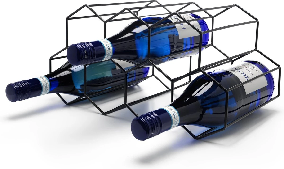 Leopold Vienna - Wijnrek Zwart 3 Leopold Vienna - Wijnrek Zwart