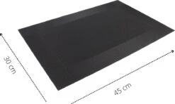 Four Love Placemats Kunststof - Kleur Zwart - Set Van 6 Stuks - Anti Slip Tafelbeschermer - Tafeldecoratie - Housewarming Cadeau - 45 X 30 Cm 11 Four Love Placemats Kunststof - Kleur Zwart - Set Van 6 Stuks - Anti Slip Tafelbeschermer - Tafeldecoratie - Housewarming Cadeau - 45 X 30 Cm -Skimask 1200x718 6