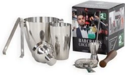 BARcrafts Cocktailshaker Set - Cocktail Set - 7-delig - Roestvrij Staal -Skimask 1200x726 2