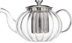 Glazen Theepot Met Filter (RVS) - 1.2 Liter - Pompoen Design - Thee Infuser – Borosilicaat – Anti-druppel Tuit 9 Glazen Theepot Met Filter (RVS) - 1.2 Liter - Pompoen Design - Thee Infuser – Borosilicaat – Anti-druppel Tuit -Skimask 1200x726 3