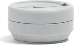 STOJO - Opvouwbare Beker - To Go - Grijs - 237ml - Herbruikbaar 11 STOJO - Opvouwbare Beker - To Go - Grijs - 237ml - Herbruikbaar -Skimask 1200x732 2