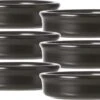 6x Creme Brulee Mini Schaaltjes/bakjes Zwart 7,5 Cm Van Aardewerk - 80 Ml - Tapas Schaaltjes -Skimask 1200x733 1