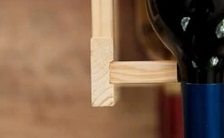 Wijnrek -Hout Wijnrek -Bottle Rack- 86x53,5x25 Cm (LxBxD) - Hout - 30 Flessen Flessenrek Modulair En Stapelbaar - Flessenhouder Staand -Skimask 1200x743 10