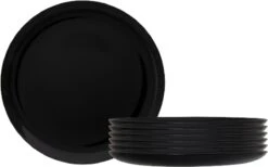 Grote Zwarte Pizzaborden - 6 Stuks - 32 Cm 6 Grote Zwarte Pizzaborden - 6 Stuks - 32 Cm -Skimask 1200x750 11