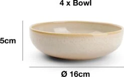 Salt&Pepper Tabo Beige - Serviesset - 4 Persoons - 12 Delig - Crème/Beige -Skimask 1200x750 6