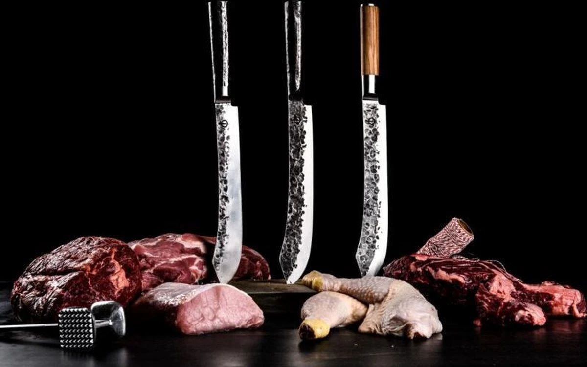 Forged Brute Slagersmes 25,5cm - RVS - In Houten Giftbox 9 Forged Brute Slagersmes 25,5cm - RVS - In Houten Giftbox - Afbeelding 7