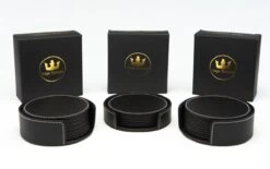 Vaja Trends Luxe Leren Onderzetters Voor Glazen - Met Houder - Set Van 10 - Zwart - Waterafstotend En Hittebestendig 20 Vaja Trends Luxe Leren Onderzetters Voor Glazen - Met Houder - Set Van 10 - Zwart - Waterafstotend En Hittebestendig -Skimask 1200x753 8