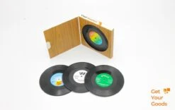 Merkloos Vinyl Platen Onderzetters Voor Glazen | LP Onderzetters (6 Stuks) | Onderzetters Met Anti-slip -Skimask 1200x759 5