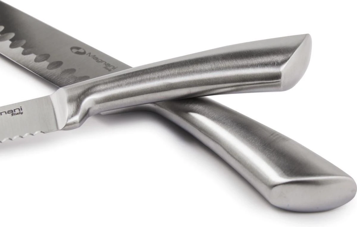 Magnani Messenset – Set Van 8 – Zilver – RVS Keukenmessen – Magnetisch 7 Magnani Messenset – Set Van 8 – Zilver – RVS Keukenmessen – Magnetisch - Afbeelding 5