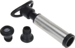 Excellent Houseware Vacuum Wijnpomp/wijnbespaarder RVS Met 2 Siliconen Stoppen - Wijnbenodigdheden