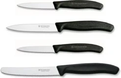 Victorinox Swiss Classic Keukenset - 4-delig - Zwart- RVS