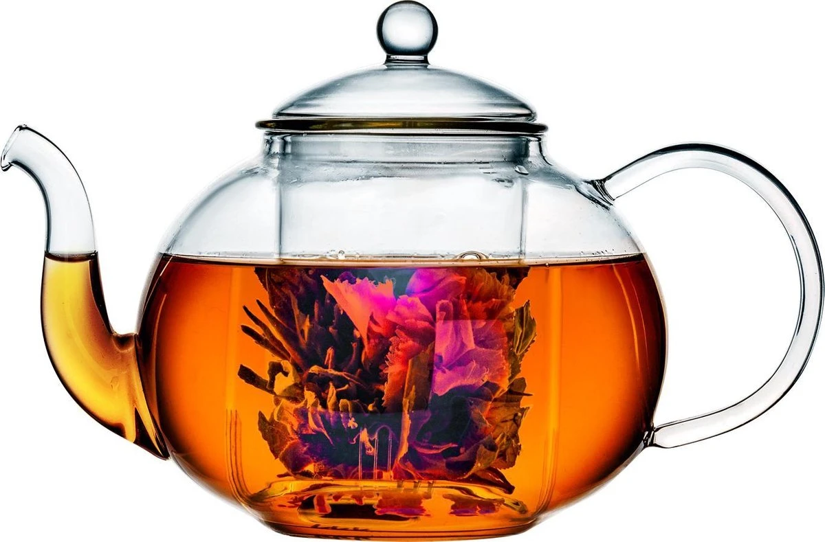 Bredemeijer - Theepot Verona 1,0L Enkelwandig Glas 3 Bredemeijer - Theepot Verona 1,0L Enkelwandig Glas