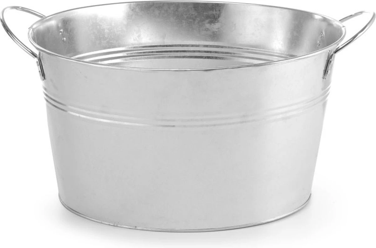 BarUp Wijnkoeler Met Handvaten - IJsemmer - Bierkoeler - Champagnekoeler - Champagne Emmer - Metaal - 40x33x(H)22cm 6 BarUp Wijnkoeler Met Handvaten - IJsemmer - Bierkoeler - Champagnekoeler - Champagne Emmer - Metaal - 40x33x(H)22cm - Afbeelding 4