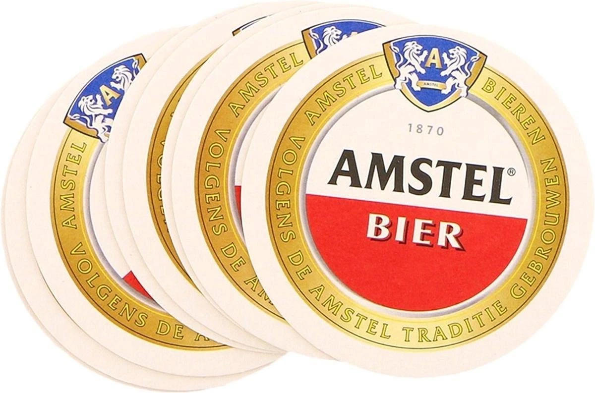 Amstel - Bierviltjes - 400 Stuks (4x 100 Stuks) 3 Amstel - Bierviltjes - 400 Stuks (4x 100 Stuks)