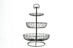 Sens Design Fruitschaal - Fruitmand Metaal - Etagère 3 Laags - Zwart -Skimask 1200x796 11