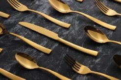 Bestekset - Bestek Goud -24 Delig-Zwitsers Kwaliteit-Complete Set-100% Roestvrijstaal-Gold 24k-Goud 24K -Skimask 1200x799 116