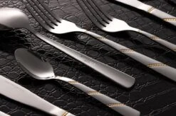 Swiss Pro+ Bestekset In Koffer-72 Delig-12 Persoons-Zwitsers Kwaliteit-Complete Set-100% Roestvrijstaal-Modern Gold 19 Swiss Pro+ Bestekset In Koffer-72 Delig-12 Persoons-Zwitsers Kwaliteit-Complete Set-100% Roestvrijstaal-Modern Gold -Skimask 1200x799 139