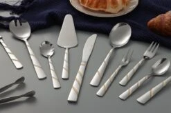 Swiss Pro+ Bestekset In Koffer-72 Delig-12 Persoons-Zwitsers Kwaliteit-Complete Set-100% Roestvrijstaal-Modern Gold 21 Swiss Pro+ Bestekset In Koffer-72 Delig-12 Persoons-Zwitsers Kwaliteit-Complete Set-100% Roestvrijstaal-Modern Gold -Skimask 1200x799 141