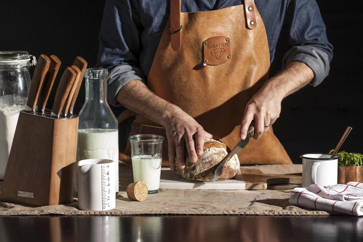 Diamant Sabatier - Babiole - Messenblok - 6delig - Acacia Hout - Roestvrijstaal 8 Diamant Sabatier - Babiole - Messenblok - 6delig - Acacia Hout - Roestvrijstaal - Afbeelding 6