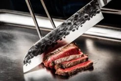 Forged Olive Santokumes 18cm - Olijfhout - In Houten Giftbox 18 Forged Olive Santokumes 18cm - Olijfhout - In Houten Giftbox -Skimask 1200x800 138