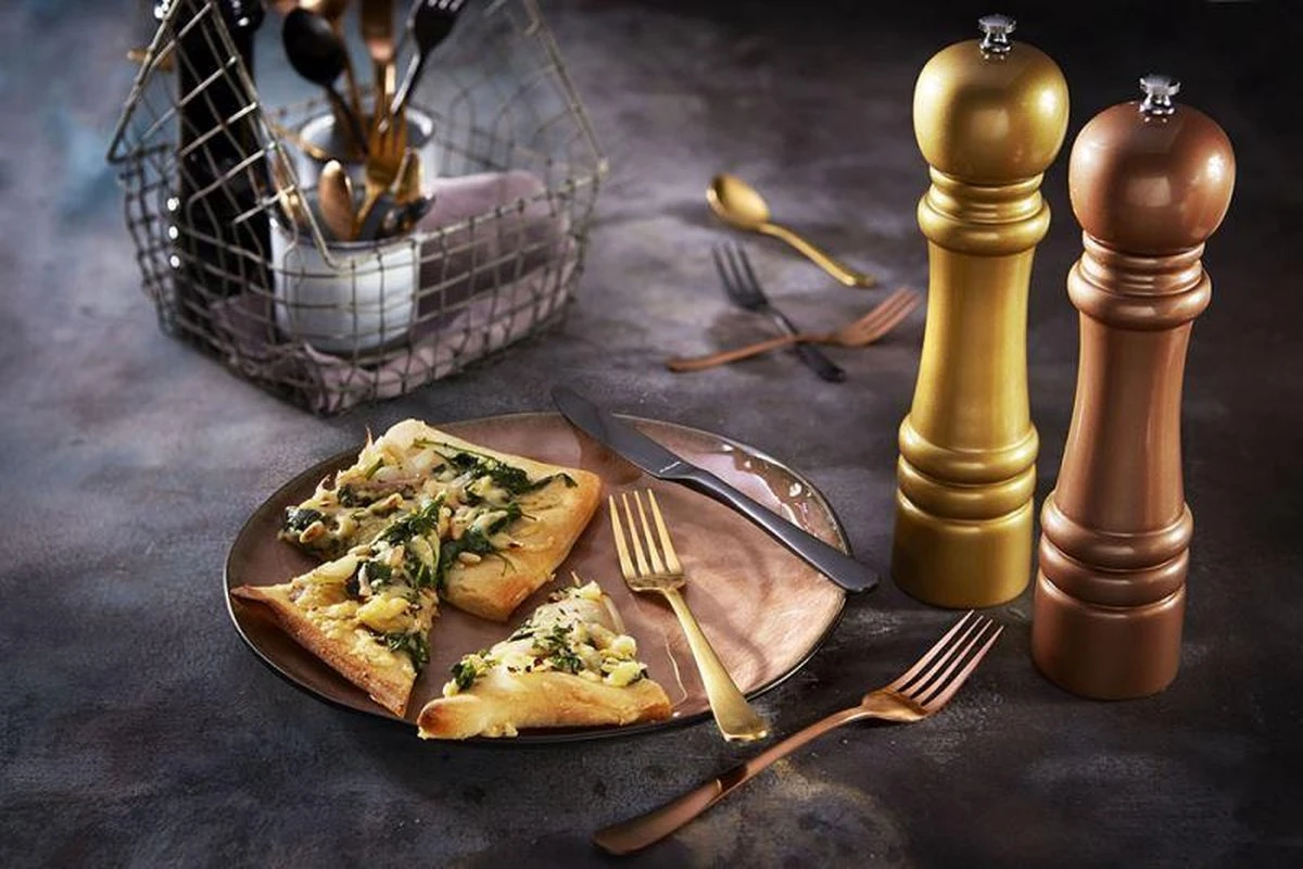 Amefa Vintage Bestekset - 24 Delig- 6 Persoons - Goud 4 Amefa Vintage Bestekset - 24 Delig- 6 Persoons - Goud - Afbeelding 2