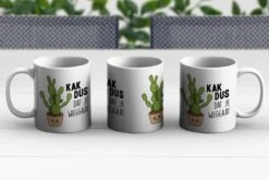 Mok - Koffiemok - Spreuken - Quote - 'Kak Dus Dat Je Weggaat' - Baan - Mokken - 350 ML - Beker - Koffiemokken - Theemok - Mok Met Tekst -Skimask 1200x800 279
