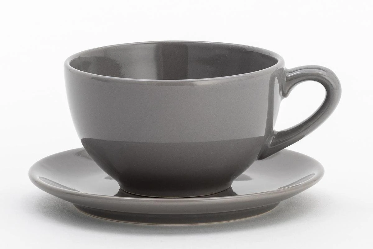 Lite-Body Hermes Soepkom Met Oor - Set Van 6 Stuks - 12 Cm/30 Cl - Aardewerk - Grijs 5 Lite-Body Hermes Soepkom Met Oor - Set Van 6 Stuks - 12 Cm/30 Cl - Aardewerk - Grijs - Afbeelding 3