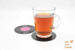 Merkloos Vinyl Platen Onderzetters Voor Glazen | LP Onderzetters (6 Stuks) | Onderzetters Met Anti-slip -Skimask 1200x800 567