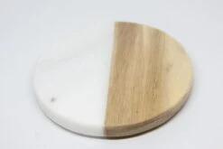 Onderzetter Rond Julia - Hout / Marmer | Onderzetter Voor Glazen | Set Van 6 -Skimask 1200x800 568