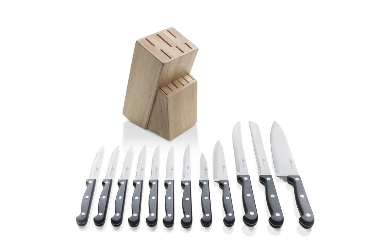 BK Excellent Messenblok - 13-delig - Messen + Blok 6 BK Excellent Messenblok - 13-delig - Messen + Blok - Afbeelding 4