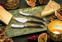 Laguiole Style De Vie Kaasmessenset Premium Line - 3-delig - Dark Wood -Skimask 1200x800 91