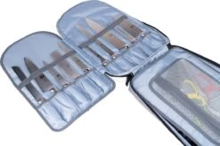 Chefs Fashion - Rugzak Voor Koks - Foudraal - Messenmap - Voor 22 Messen - Met USB Aansluiting -Skimask 1200x803