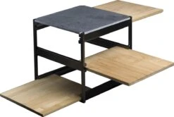 CasaLupo Etagere / Serveertoren Kubus - Zwart - 3-Laags