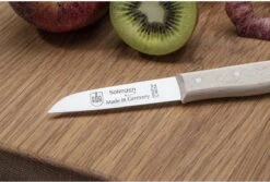 RÖR Solingen Schilmesje Recht Hout - RVS - Oma's Keukenmesje -Skimask 1200x812 1