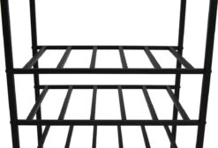 Lifa Living - Industrieel Wijnrek - Zwarte Flessenhouder - Metaal - Ophangrek Voor 6 Glazen - Ruimte Voor 20 Flessen - 49 X 30 X 80 Cm -Skimask 1200x814 1