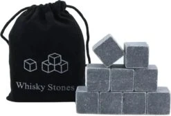 9 Stuks Whisky Stenen Inclusief Opberghoes - Herbruikbare Ijsblokjes - Natuursteen - Koelsteen- Whiskey Stones - Ice Cubes - Cool Stones -Skimask 1200x817 3