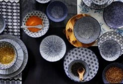 Tokyo Design Studio Nippon Blue Sushiserviesset - Porselein - 6 Delig - 2 Persoons -Skimask 1200x819 6