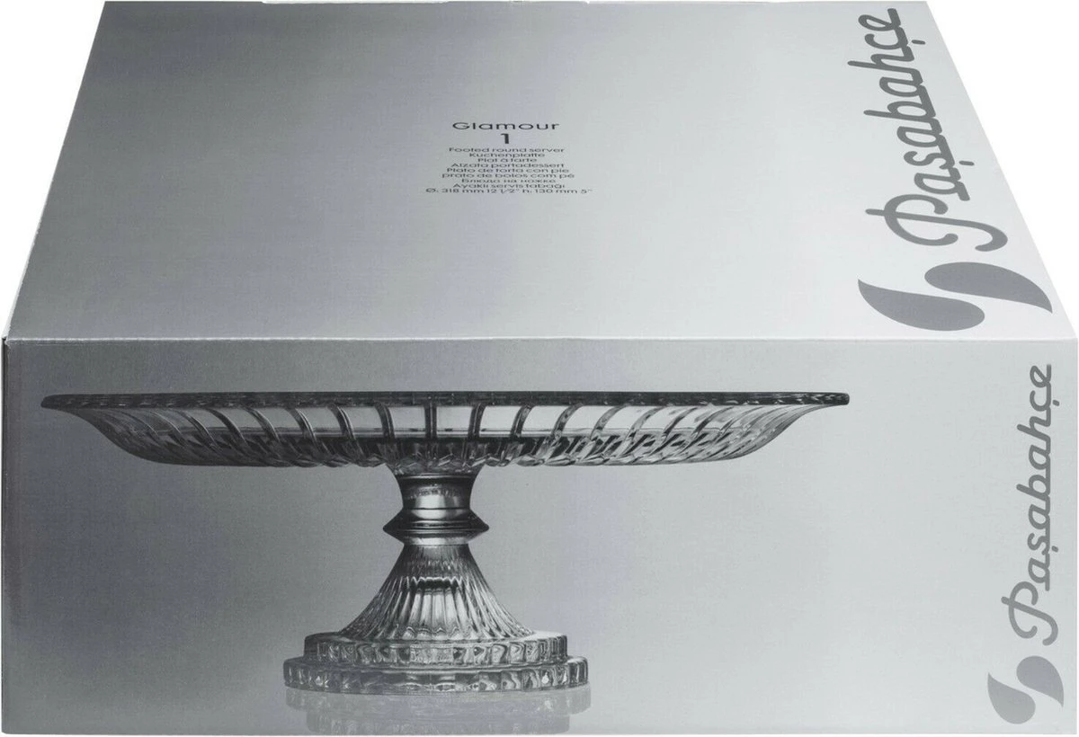 Pasabahce Glamour - Taartplateau Op Voet - 31,8 Cm 6 Pasabahce Glamour - Taartplateau Op Voet - 31,8 Cm - Afbeelding 4