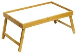 Merkloos Ontbijt Op Bed Dienblad - Inklapbaar Dienblad Op Pootjes - Rechthoek Schoot Beddienblad - Bamboe Hout -Skimask 1200x820 11