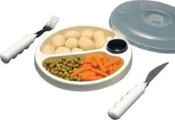 Able2 Ergovita Warmhoudbord - Ø 22 Cm - Blauw -Skimask 1200x826 10