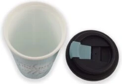 Travel Mug - 450 Ml - Koffiebeker To Go - Mok Koffie Of Thee - Reisbeker, Koffiebeker - Coffee To Go Beker - CRUISING TRAVEL MUG - To-Go Beker GOODMORNING Kleine Formaat -Skimask 1200x826 6